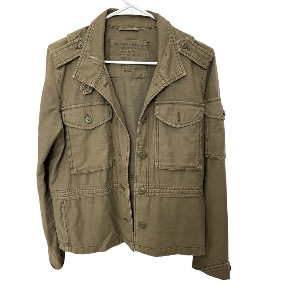 American Eagle women’s medium olive colored jacket